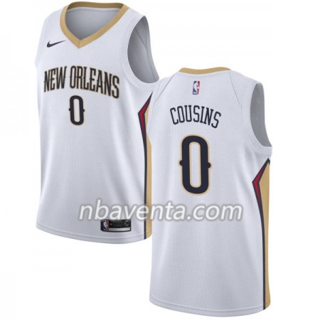 Camiseta Hombre New Orleans Pelicans DeMarcus Cousins 0 Nike 2017-18 Blanco Swingman Camiseta Hombre New Orleans Pelicans DeMarcus Cousins 0 Nike 2017-18 Blanco Swingman